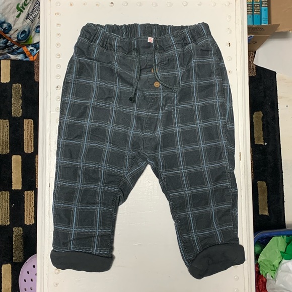 H&M Windowpane Corduroy Pants - Picture 1 of 6